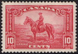 CANADA 1935 KGV 10c Carmine, Royal Canadian Mounted Policeman SG347 MH - Oblitérés