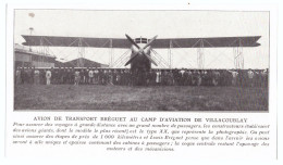 1926 - Iconographie - Vélizy-Villacoublay (Yvelines) - Camp D'aviation Bréguet - Ohne Zuordnung