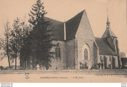 L26-89) SERBONNES (YONNE) L ' EGLISE  - (2 SCANS) - Autres & Non Classés