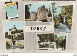 L26-89) TOUCY (YONNE)  MULTIVUES - (OBLITERATION E 1963 - 2 SCANS) - Toucy