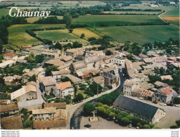 L26-86) CHAUNAY (VIENNE)  VUE GENERALE AERIENNE  - (2 SCANS) - Other & Unclassified
