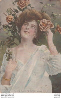 19- ARTISTE FEMME - FRAU - LADY - MISS GAYNOR ROWLANDS - PAR RAPHAEL TUCH & SONS BERLIN (OBLITERATION  1906 - 2 SCANS)  - Künstler