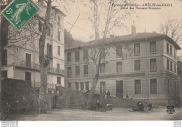 L17- 66) AMELIE  LES BAINS (PYRENEES ORIENTALES) HOTEL Des THERMES ROMAINS  - (ANIMEE - PETIT MARCHE) - Sonstige & Ohne Zuordnung