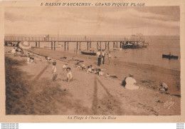 L16-33) BASSIN D'ARCACHON - GRAND-PIQUEY - PLAGE A L'HEURE DU BAIN - (2 SCANS) - Arcachon