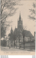 L14-47) AGEN - EGLISE SAINT HILAIRE ET BOULEVARD SCALIGER - (ANIMEE - 2 SCANS) - Agen