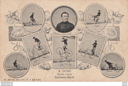 L13- 30) CONNAUX (GARD) CYCLISTE AMATEUR A. DORÉ - MULTIPLES VUES  - (2 SCANS) - Other & Unclassified