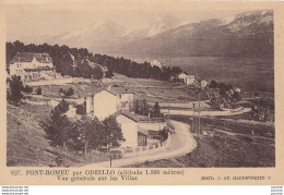 L9- 66) FONT ROMEU Par ODEILLO (altitude 1. 800 Mètres)  VUE GENERALE SUR LES VILLAS - (2 SCANS) - Autres & Non Classés