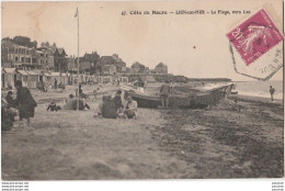 L7-14) LION SUR MER (COTE DE NACRE) LA PLAGE , VERS LUC - Luc Sur Mer