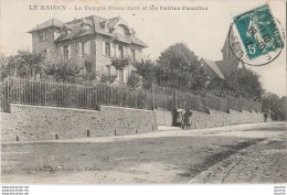 L7- 93) LE RAINCY - LE TEMPLE  PROTESTANT ET LES PETITES FAMILLES  - (ANIMEE) - Le Raincy