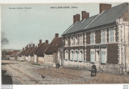 L6-60) ORVILLERS SOREL (OISE) - (COULEURS - ANIMEE - PERSONNAGES - HABITANTS - ANE - 2 SCANS)  - Other & Unclassified