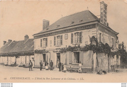 L6-37) CHENONCEAUX - L'HOTEL DU BON LABOUREUR ET DU CHATEAU - (ANIMEE - PERSONNAGES - 2 SCANS)  - Chenonceaux