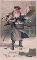 Joyeux Noël, Père Noël Et Cadeaux, Litho (2127) - Santa Claus