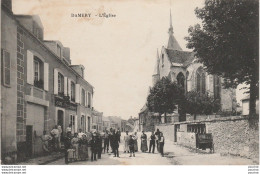 L5-51) DAMERY (MARNE) L ' EGLISE - (CAFE RESTAURANT - HABITANTS - VILLAGEOIS - 2 SCANS) - Autres & Non Classés