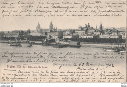 L5- MAINZ , VON DER STRASSENBRÜCKE  - (OBLITERATION DE 1902 - 2 SCANS) - Mainz