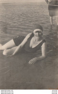 L5- BLANKENBERGHE - CARTE PHOTO - SOUVENIR DE 1926 - FEMME - BAIGNEUSE EN MAILLOT DE BAIN  - (2 SCANS) - Blankenberge