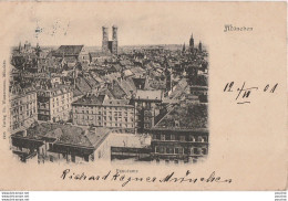 L5- MUNCHEN - PANORAMA - (OBLITERATION DE 1901 - 2 SCANS) - München