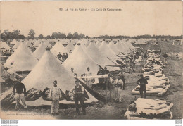  L3-51) LA VIE AU CAMP - UN COIN DE CAMPEMENT - (EDITEUR GUERIN , MOURMELON - 2 SCANS) - Camp De Châlons - Mourmelon