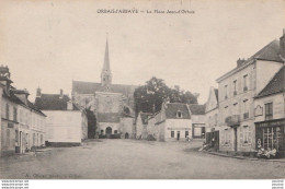 L2-51) ORBAIS L'ABBAYE (MARNE) LA PLACE JEAN D' ORBAIS - (ANIMEE - BOULANGERIE - FERS QUINCAILLERIE - 2 SCANS) - Autres & Non Classés