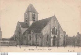  L27-91)  ETRECHY- L ' EGLISE - (2 SCANS) - Etrechy