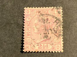1873 Queen Victoria 2 1/2d Rosy Mauve Plate 11 Used (S 934) - Used Stamps