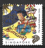 SINGAPOUR. N°895 Oblitéré De 1998. Divali. - Hinduismus