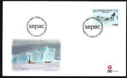 GREENLAND 2016 DOGSLED IN WINTER FDC. - FDC