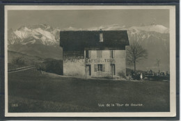 11650 Bourg-en- Lavaux - Vue De La Tour De Gourze - Chalet Café De La Tour - Andere & Zonder Classificatie