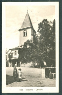 11621 VD-AUBONNE  - L’Eglise  - Deux Enfants Sur La Place  - Photo Denéréaz, Lsne - Sonstige & Ohne Zuordnung