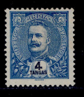 ! ! Portuguese India - 1898 D. Carlos 4 Tg - Af. 161 - No Gum - Portuguese India