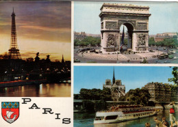 PARIS - La Tour Eiffel - L'Arc De Triumphe - Notre-Dame - Other Monuments