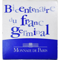 France, 1/4 Euro, Bicentenaire Du Franc Germinal, BE, 2003, Monnaie De Paris - France