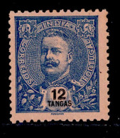 ! ! Portuguese India - 1898 D. Carlos 12 Tg - Af. 163 - MH (km112) - Portugees-Indië