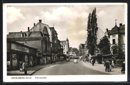 AK Gevelsberg / Westf., Mittelstrasse Mit Geschäften  - Gevelsberg