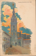 PARIS EXPOSITION UNIVERSELLE DE PARIS 1900    TOUR GIRALDA       LITHOGRAPHIE        2 SCANS - Tentoonstellingen