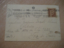 LISBOA 1938 To Foz Do Douro Porto Cancel Ministerio Das Obras Publicas Cover PORTUGAL - Brieven En Documenten