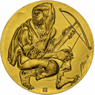 Suisse, Médaille, Fête Fédérale De Tir, Lucerne, 1979, Or, Simone Erni, SPL - Autres & Non Classés