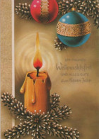 118446 - Frohes Weihnachtsfest Kerze - Sonstige & Ohne Zuordnung