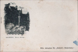 62951 - Österreich - Salzburg - Elektrischer Aufzug - Mit Werbung Für Sparseife - Ca. 1910 - Salzburg Stadt
