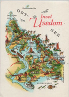 75820 - Usedom - Übersichtskarte - Ca. 1985 - Usedom