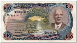 MALAWI,10 KWACHA,1986,P.21a,XF+ - Malawi