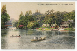 PARIS LE LAC DU BOIS De BOULOGNE - Le Lac - Le Chalet Des Iles - Parks, Gardens