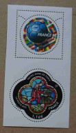 T5-F8 : Coupe Du Monde France 98  -  Vitrail De La Cathédrale Notre-Dame De Paris (Notre-Dame) - Unused Stamps