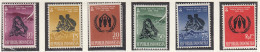 INDONESIEN  263-268 Postfrisch **, Weltflüchtlingsjahr, 1960 - Indonesia