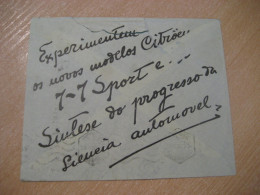 LISBOA 1938 Cancel CITROEN Slight Damaged Auto Car Cover PORTUGAL - Lettres & Documents
