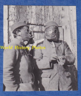 Photo Ancienne D'un Poilu Du 281e Régiment D' Artillerie , Tirage Vers 1950 1960 - Masque à Gaz à Identifier WW1 Soldat - Guerre, Militaire