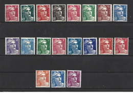 Marianne De Gandon 712 à 724 Neuf Avec Charnière - Unused Stamps