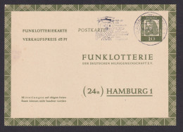 Bund Ganzsache Bedeutende Deutsche FP 8 Funklotterie Clausthal Zellerfeld 60,00 - Cartes Postales - Oblitérées