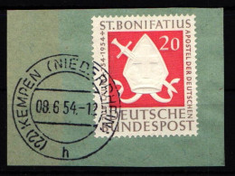 BRD 199 Gestempelt Auf Briefstück Mit Vollstempel #IK112 - Other & Unclassified