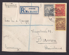 Briefmarken Barbados R Brief MIF R.L.O. Kolonialsiegel Wuppertal Barmen - Barbados (1966-...)