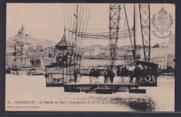 Ansichtskarte Marseille Frankreich Hafen Schwebefähre Schiffe - Sonstige & Ohne Zuordnung